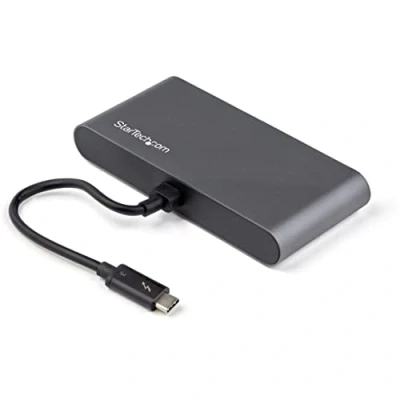 Abbildung von StarTech.com Thunderbolt 3 Mini Dock Mobile TB3 Dockingstation mit dual Monitoren, HDMI 4K 60 Hz GbE