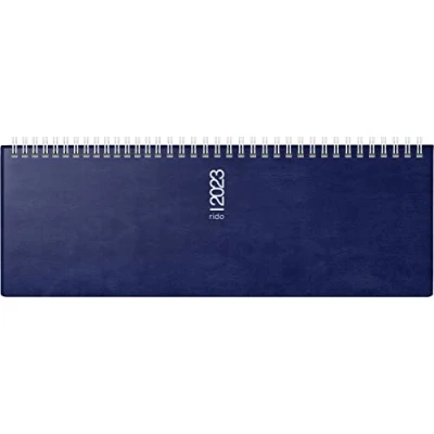 Abbildung von rido/idé Wochenkalender Modell septant 2023 Blattgröße 30,5 x 10,5 cm dunkelblau