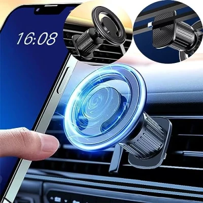 Abbildung von LDJYEONS Handyhalterung Auto, Magnetischer Autotelefonhalter, Belüftungslüftung Für Mobiltelefon, Universeller Autohalter Kompatibel Mit iPhone und Smartphones