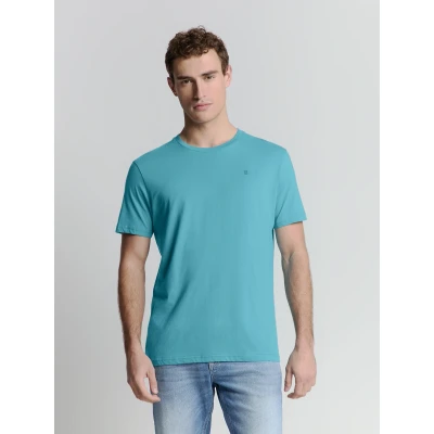 Abbildung von NO Excess Crewneck Tshirt basic, Herren, Größe: Large, Azure