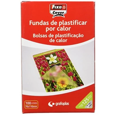 Abbildung von Fixo 1021600 Box von 100 Laminierhüllen, Glanz, 70 x 110 mm, 125 my
