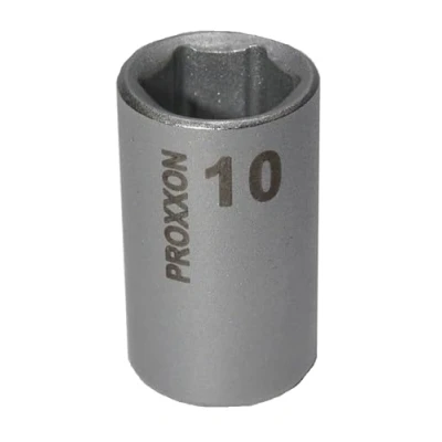 Abbildung von PROXXON 23722 Steckschlüsseleinsatz / Nuss 10mm Antrieb 6,3mm (1/4&quot;)