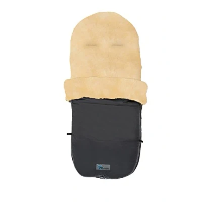 Abbildung von Altabebe MT2280LP 65 Winter Lammfellfußsack für Bugaboo and Joolz Nordkap Kollektion 12 36 Monate, schwarz
