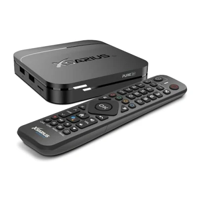 Abbildung von Xsarius PURE 3+ 4K Android 11 OTT UHD IPTV Player H.265 HEVC Wlan Netzwerk Receiver