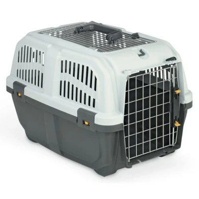 Abbildung von PETGARD Tiertransportbox Transportbox Kleintierbox SKUDO 1 OPEN IATA, mit zusätzlicher Klappe oben
