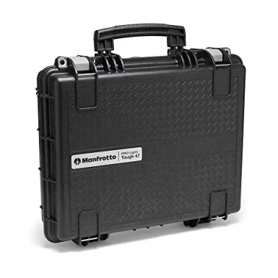 Abbildung von Manfrotto PRO Light Tough 47F, Hartschalenkoffer für Fotografie und Videografie, Handgepäckgröße, Gepolsterter Koffer, Luftdichter Verschluss Vorgeformter Schaumstoff, IP67, Staub Wasserdicht