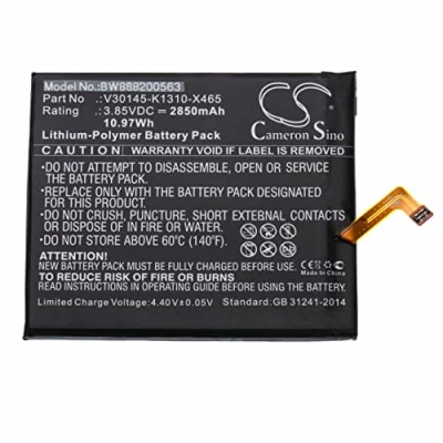 Abbildung von vhbw Akku kompatibel mit Gigaset GS370 Handy Smartphone Telefon (2850mAh, 3.85V, Li Polymer)