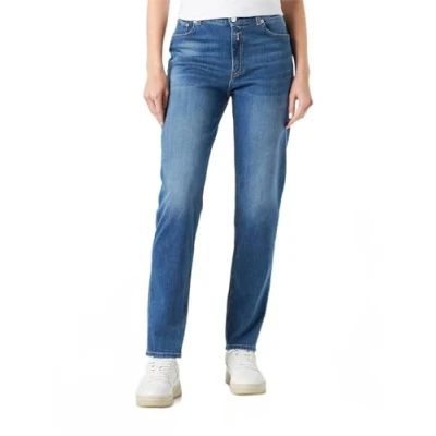 Abbildung von Replay Damen Jeans Kiley Straight Fit, Medium Blue 009 (Blau), 27W / 32L
