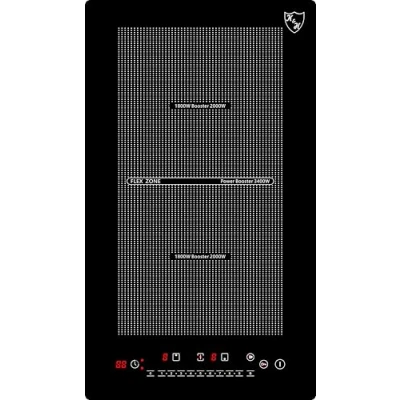 Abbildung von K&amp;H Induktions Kochfeld Domino 2 Zonen FLEX SLIDER Control Induktionskochfeld Autark Eingebaut 30 IN 3600FLX