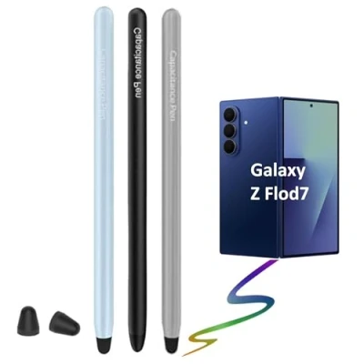 Abbildung von AMZ Fire Tablet Stift für Max 11 Stift, HD 8 10 Tablets, Touchscreen (Schwarz + Blau Grau)