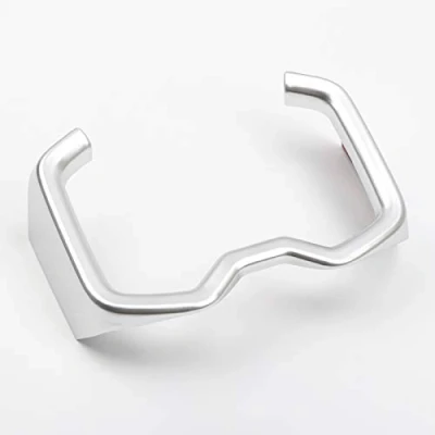 Abbildung von HIGH FLYING für RAV4 XA50 2019 2020 2021 2022 Silber Matt Interieur Mittelkonsole Getränkehalter Dekor Cover 1 Stück ABS Kunststoff