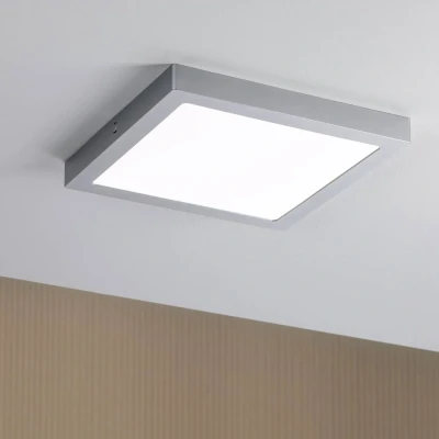 Abbildung von Paulmann 71024 LED Panel Abia 300x300mm eckig Tageslichtweiß Chrom matt Lichtpanel Kunststoff Beleuchtungssystem 4000 K