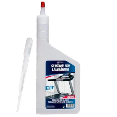 Abbildung von Plantawa Aceite para Cintas de Correr 200ml Efectividad Probada Limpieza y Seguridad Aplicación Precisa Universal Respetuoso Beneficios Duraderos Silicona Pura Ideal Gimnasios.
