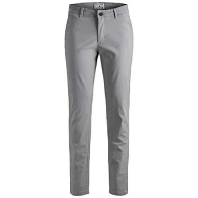 Abbildung von JACK &amp; JONES Herren Chinohose NOOS JJIMARCO JJBOWIE SA Limestone STS hellgrau2934