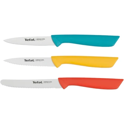 Abbildung von Tefal Messer Set &quot;K273S3 Colorfood&quot;, (Set, 3 tlg.), Edelstahl, korrosionsbeständig, ergonomisch, sicher