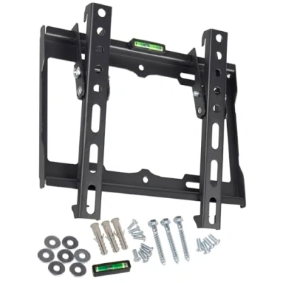 Abbildung von Maclean MC 942 TV Wandhalterung, (bis 42,00 Zoll, Max. 25 kg, VESA 200x200, inkl. Wasserwaage, Neigbar +8)