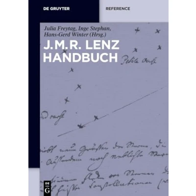 Abbildung von J.M.R. Lenz Handbuch: Leben, Werk,Wirkung (De Gruyter Reference)