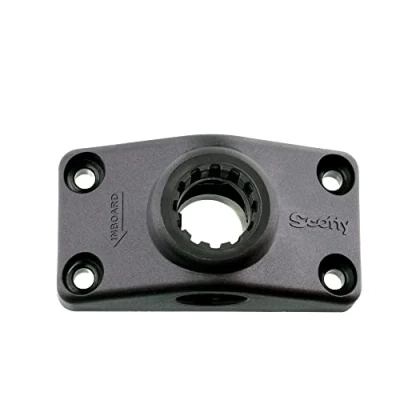 Abbildung von Scotty Side/Deck Mounting Bracket, Black Bootsrutehalter