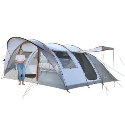 Abbildung von Tunnelzelt Egersund 7 XL Sleeper Protect nachtschwarz Schlafkabine