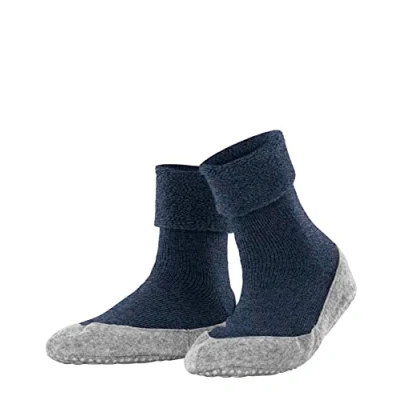 Abbildung von FALKE Damen Stoppersocken Cosyshoe W Hp Wolle rutschhemmende Noppen 1 Paar, Blau Marine Melange 6794, 41/42 EU