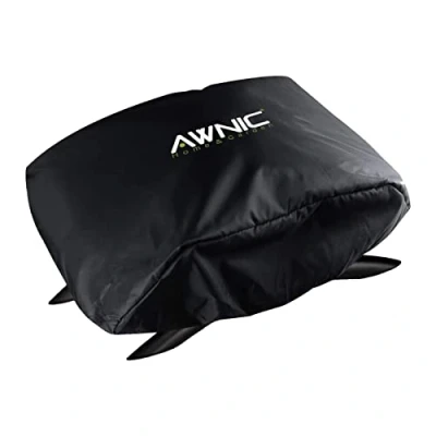 Abbildung von Awnic Grillabdeckung Wetterfest Gasgrill Abdeckhaube Grill Abdeckung Tischgrill Wasserdicht Reißfest 420D 88x49x32cm