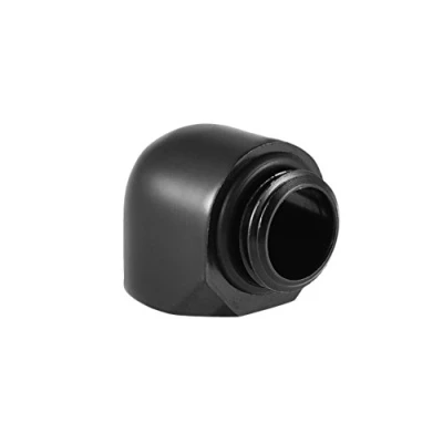 Abbildung von Richer R 1pcs G1 / 4 Zoll Gewinde Adapter, 1 Stücke Messing 90 Grad Fitting Adapter Set,Geeignet für CPU Wasserkühlung Kühlkörper Schwarz(Männlich zu Weiblich)