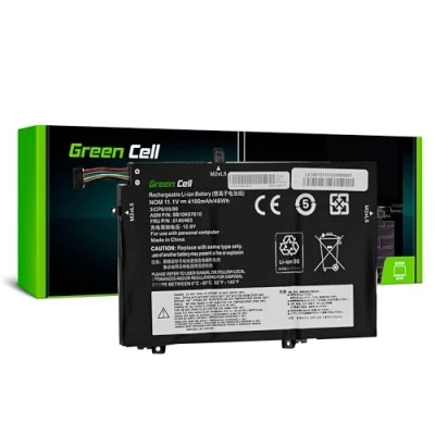 Abbildung von Green Cell L17C3P52 L17L3P52 L17M3P53 L17M3P54 Akku für Lenovo ThinkPad L480 L490 L580 L590 L14 L15 Gen 1 2 Laptop (4100mAh 11.1V Schwarz)