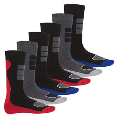Abbildung von Footstar Thermosocken Herren Wintersocken 6er Pack Frottee Socken mit Thermo Effekt