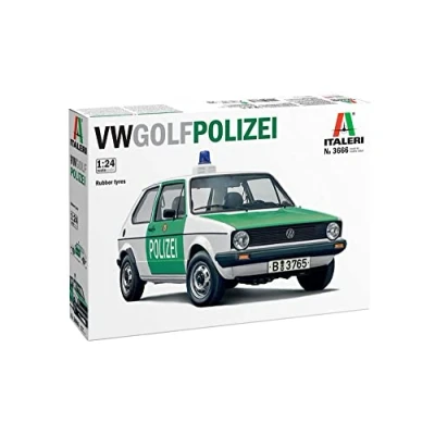 Abbildung von Italeri Modellbausatz 1:24 VW Golf Mk.I POLIZEI