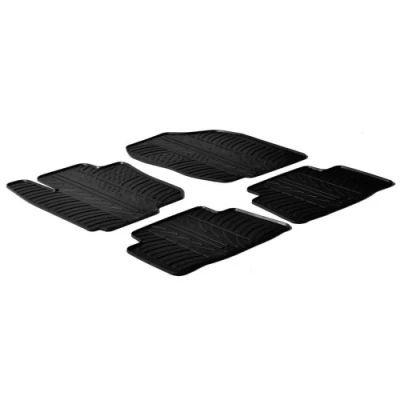 Abbildung von Gledring 0263 Fußmattensatz Gummi vorne und hinten 4 schwarz 750mm 550mm TOYOTA: RAV4 III SUV