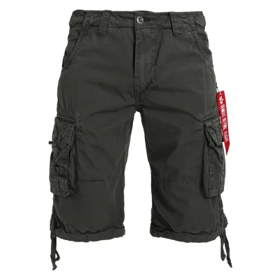 Abbildung von Alpha Industries JET Shorts, Herren, Größe: 27, Grey/black