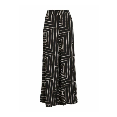 Abbildung von VILA MIT Weitem Vifrelli HIGH Waist Stoffhose, Damen, Größe: 36, Black beauty