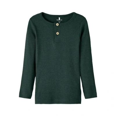 Abbildung von Name it Nmmkab Langarmshirt für Kinder, Größe: 86, Pine grove