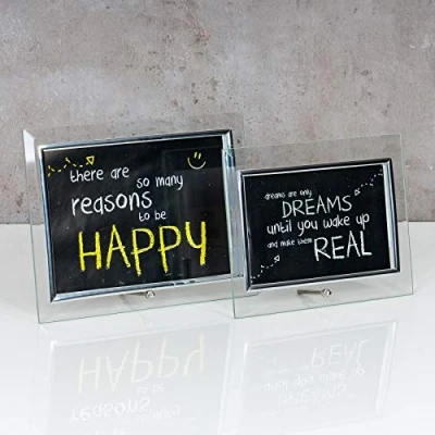 Abbildung von Levandeo® Bilderrahmen, 2er Set Glas Bilderrahmen 9x13 13x18 Einzelrahmen Portraitrahmen