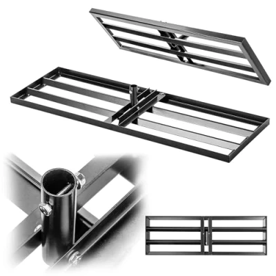 Abbildung von KADAX Rasenrakel 89x29cm, Nivellierrechen für Rasenpflege, Rasenplanierrechen zum Nivellieren von Boden, Rasenplanierer aus Metall, Flächenebner Ohne Stiel