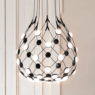 Abbildung von Luceplan Mesh Hängelampe 55 cm