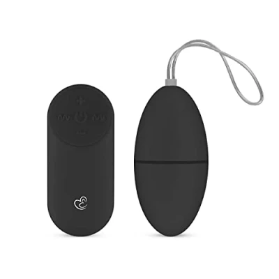Abbildung von Easytoys Vibro Ei Vibrator mit Fernbedienung Schwarz 1 St