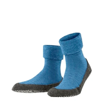 Abbildung von FALKE Herren Stoppersocken Cosyshoe M Hp Wolle rutschhemmende Noppen 1 Paar, Blau Blue Sky 6749, 41/42 EU