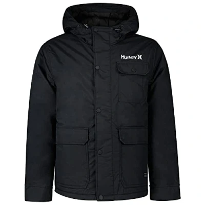 Abbildung von Hurley Herren M Idyllwild 3M Parka Jacket, Newprint Or Black/Wht, S EU