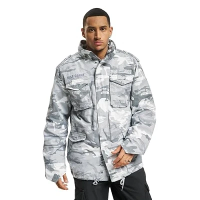Abbildung von Brandit Giant Übergangsjacke, Herren, Größe: Small, Blizzard camo