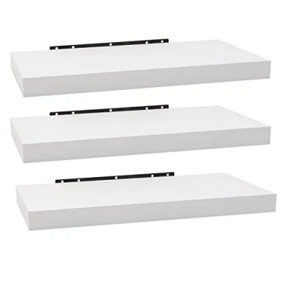 Abbildung von Woltu Wandregal, Set 3 tlg., Wandboard für Deko aus MDF Holz