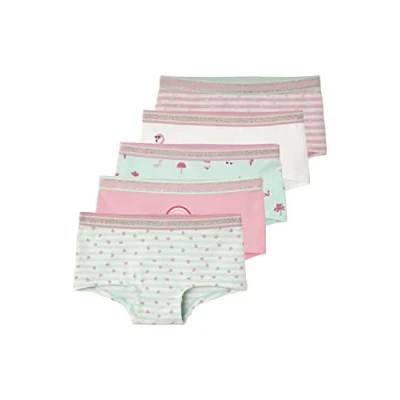 Abbildung von Vertbaudet 5er Pack Mädchen Shortys Oeko Tex® rosa/Aqua 116