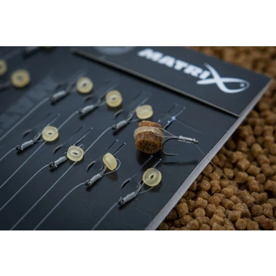 Abbildung von Matrix MXC 4 Size 12 Barbless / 0,23mm 18&quot; (45cm) X Strong Bait Band 8 Friedfisch Vorfächer