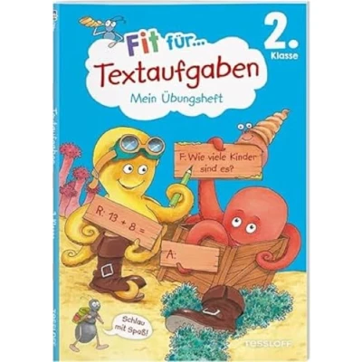 Abbildung von Fit für Textaufgaben 2. Klasse. Mein Übungsheft: sicher lösen (Fit die Schule Übungsheft)