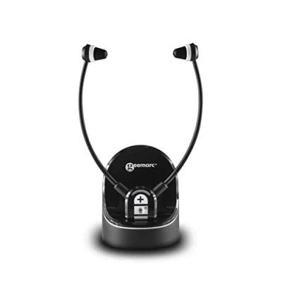 Abbildung von Geemarc CL7370 Opti Lautes, kabelloses TV Headset mit optischem Anschluss für Hörgeschädigte kann als persönlicher Hörer verwendet Werden, der Umgebungsgeräusche verstärkt geringer bis Schwerer