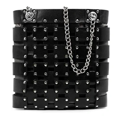 Abbildung von Time Resistance Handtasche Damen Schultertasche aus Leder Tote Bag Shopper Tasche für