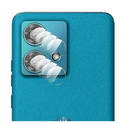 Abbildung von GIOPUEY [Ultra dünn 4 Stück Kameraschutz Kompatibel mit Motorola Edge 40 Neo, HD Kamera Glas Schutzfolie [Kratzfest] Camera Protector für Neo