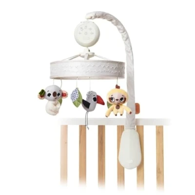 Abbildung von Tiny Love Boho Chic Luxe Baby Mobile, Stylisches Mobile mit Beruhigenden Melodien, Timer und LED Licht für die Nacht, Hochwertiger Vintage Look, Nutzbar ab der Geburt