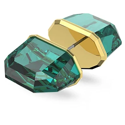 Abbildung von Swarovski Lucent STUD SINGLE, Goldtone Plated Ohrringe, Damen, Größe: One Size, Green