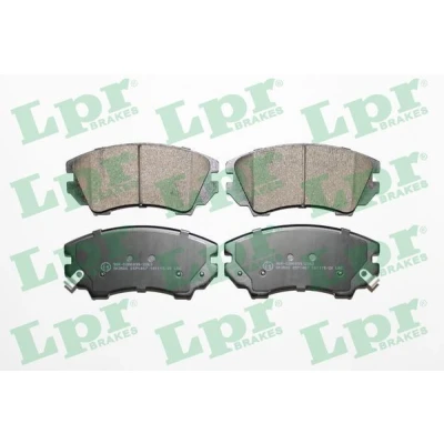 Abbildung von LPR 05P1467 Bremsbelagsatz OPEL: Insignia A Sports Tourer, Astra J Zafira C CHEVROLET: Camaro V Coupe, VI Coupe